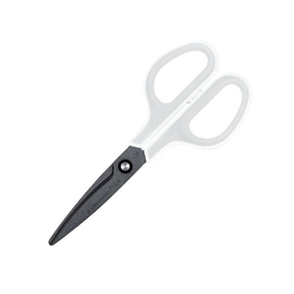 (まとめ) プラス フィットカットカーブフッ素コート 刃渡り65mm ホワイト／グレー SC-175SF 1本 〔×30セット〕 代引不可