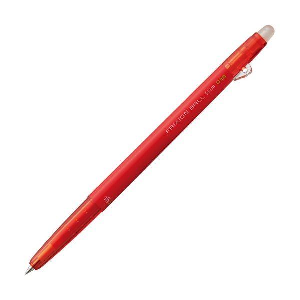 (まとめ) パイロット ゲルインキボールペンフリクションボールスリム038 レッド LFBS-18UF-R 1本 〔×50セット〕 代引不可