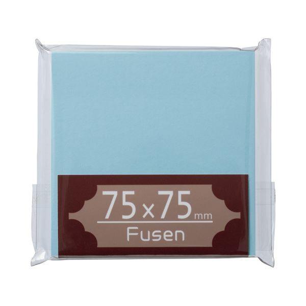 (まとめ) TANOSEE ふせん 75×75mm 空 1冊 〔×50セット〕 代引不可