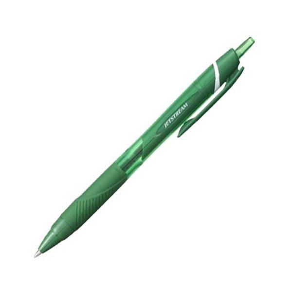 (まとめ) 三菱鉛筆 油性ボールペン ジェットストリーム カラーインク 0.7mm 緑 SXN150C07.6 1本 〔×100セット〕 代引不可