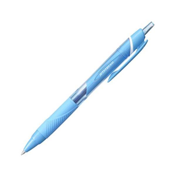 (まとめ) 三菱鉛筆 油性ボールペン ジェットストリーム カラーインク 0.7mm ライトブルー SXN150C07.8 1本 〔×100セット〕 代引不可