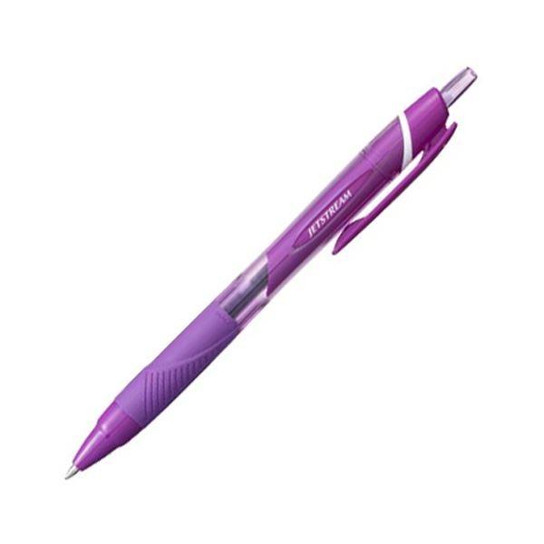 (まとめ) 三菱鉛筆 油性ボールペン ジェットストリーム カラーインク 0.7mm パープル SXN150C07.11 1本 〔×100セット〕 代引不可