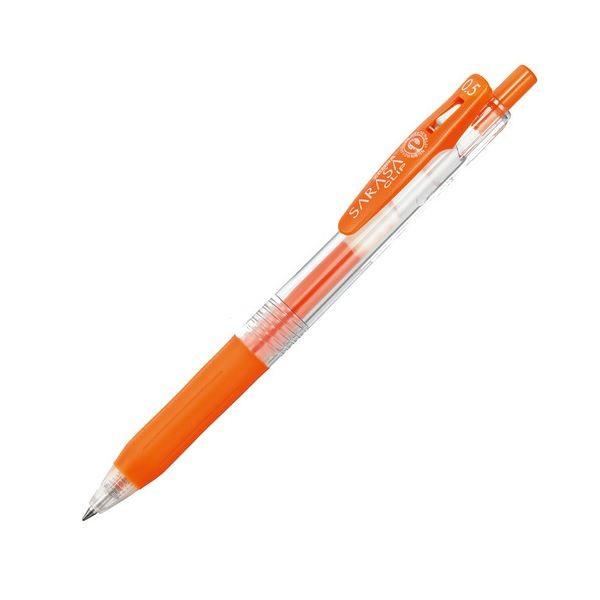 (まとめ) ゼブラ ゲルインクボールペン サラサクリップ 0.5mm レッドオレンジ JJ15-ROR 1本 〔×100セット〕 代引不可