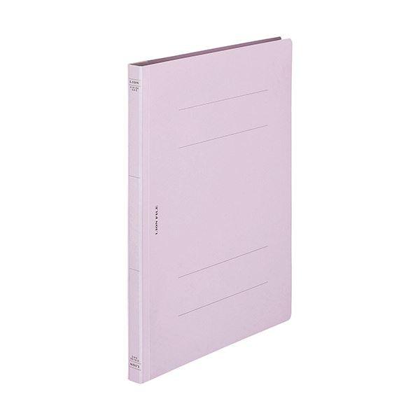 (まとめ) ライオン事務器 フラットファイル(環境)樹脂押え具 A4タテ 150枚収容 背幅18mm パープル A-512KA4S 1冊 〔×100セット〕 代引不可