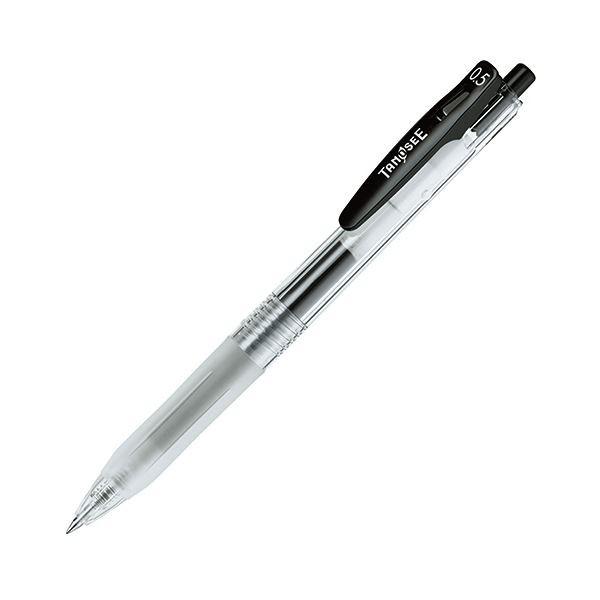 (まとめ) TANOSEE ノック式ゲルインクボールペン（バインダークリップ） 0.5mm 黒 1本 〔×300セット〕 代引不可