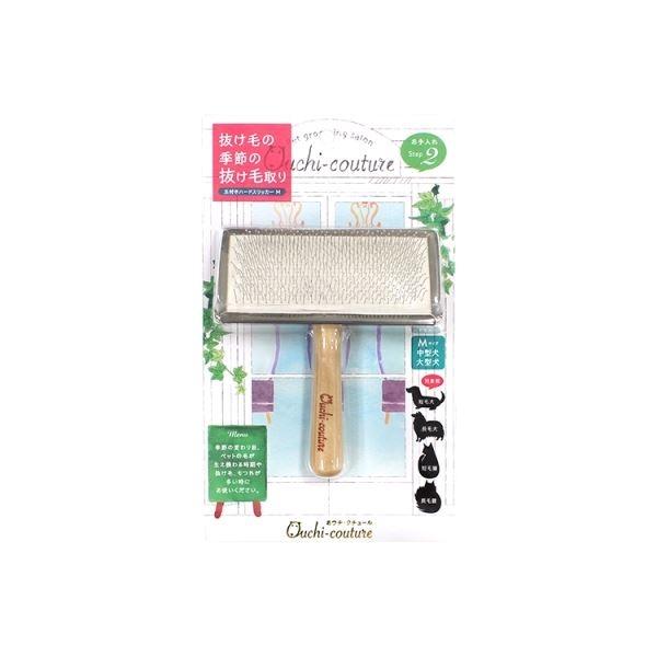 （まとめ）玉付きハードスリッカーM OC-07（ペット用品）〔×12セット〕 代引不可