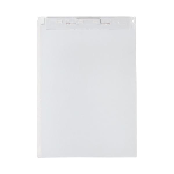 （まとめ）LIHITLAB クリップボード（スタンド付） クリヤー A-5167-1 CL（×20セット） 代引不可