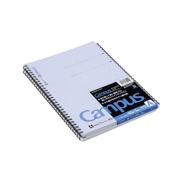 コクヨ キャンパス ツインリングノートセミB5 A罫 40枚 ス-T110AN-BX3 1セット（84冊：3冊×28パック） 代引不可