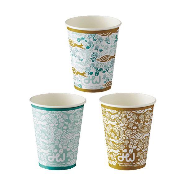 TANOSEE 厚紙タンブラークローバー＆フォックス 280ml（9.5オンス）1セット（1000個：50個×20パック） 代引不可
