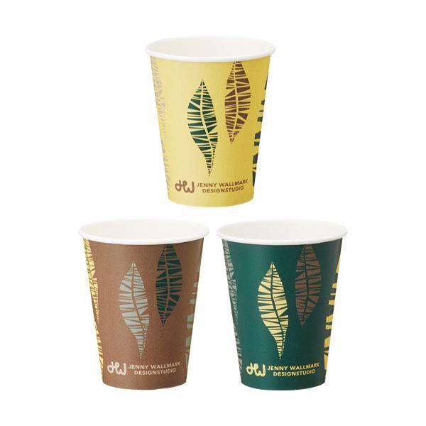 TANOSEE 厚紙タンブラーFeathers 280ml（9.5オンス）1セット（1000個：50個×20パック） 代引不可
