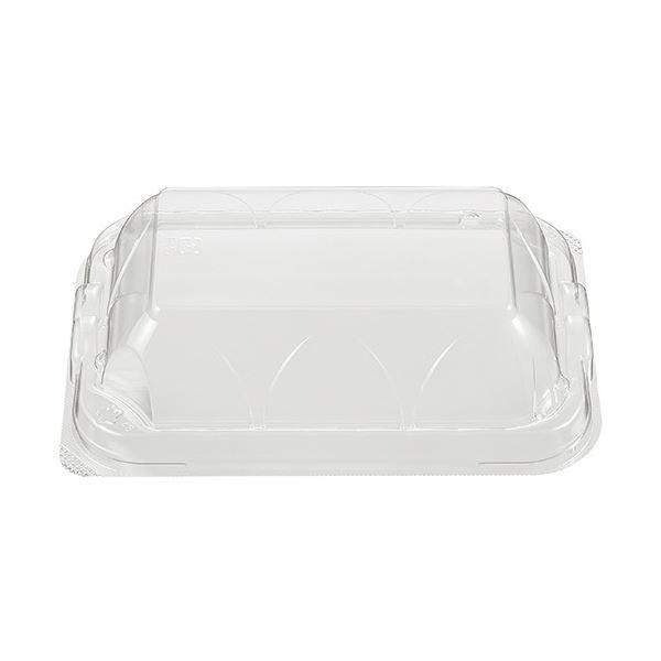 （まとめ）中央化学 SDホットマルシェ 1蓋・穴無し 透明 1パック（50枚）〔×10セット〕 代引不可