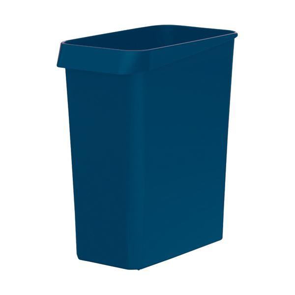訳あり （まとめ）TANOSEE 1個〔×20セット〕 角型ダークブルー ダストボックス ゴミ箱、ダストボックス