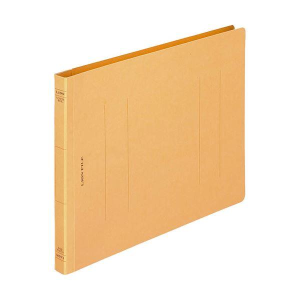 （まとめ）ライオン事務器 フラットファイル（環境）樹脂押え具 B5ヨコ 150枚収容 背幅18mm 黄 A-527KB5E 1冊〔×50セット〕 代引不可