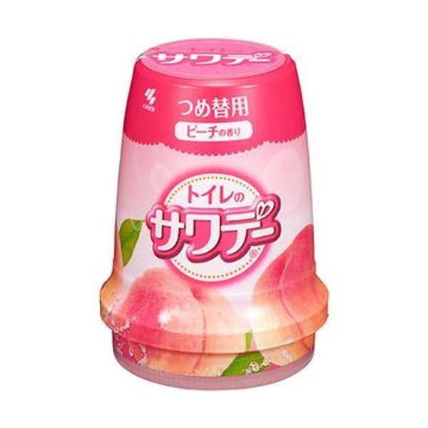 （まとめ）小林製薬 サワデー気分はじけるピーチの香り つめ替用 140g 1個〔×50セット〕 代引不可