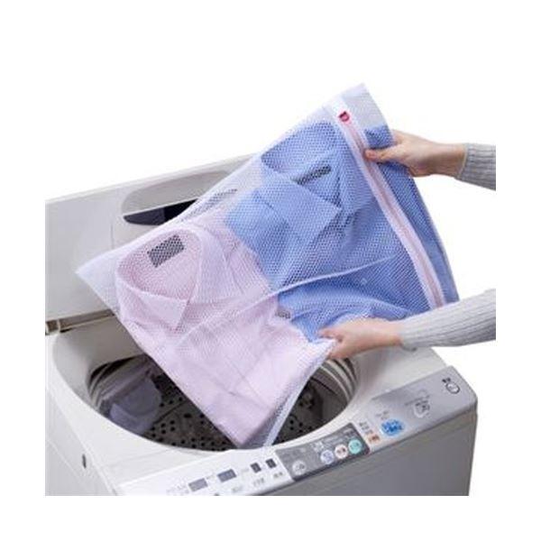 （まとめ）ダイヤ 洗濯ネット 角型洗たくネット 大 1枚〔×20セット〕 代引不可_3