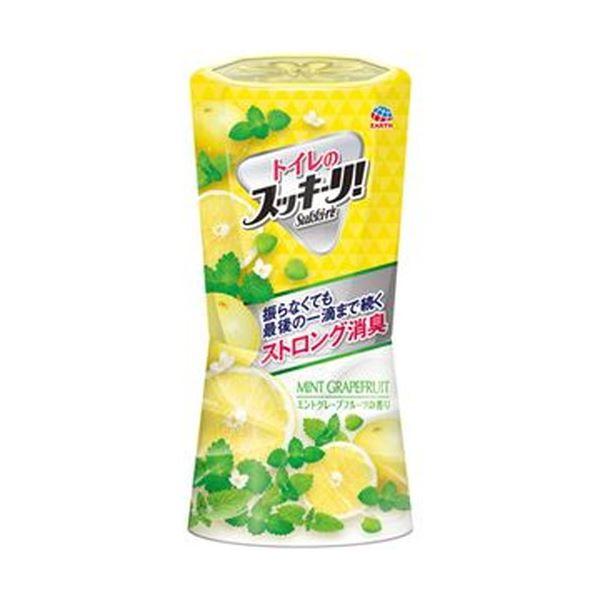 （まとめ）アース製薬 トイレのスッキーリ ミントグレープフルーツ 400ml 1セット（3個）〔×10セット〕 代引不可