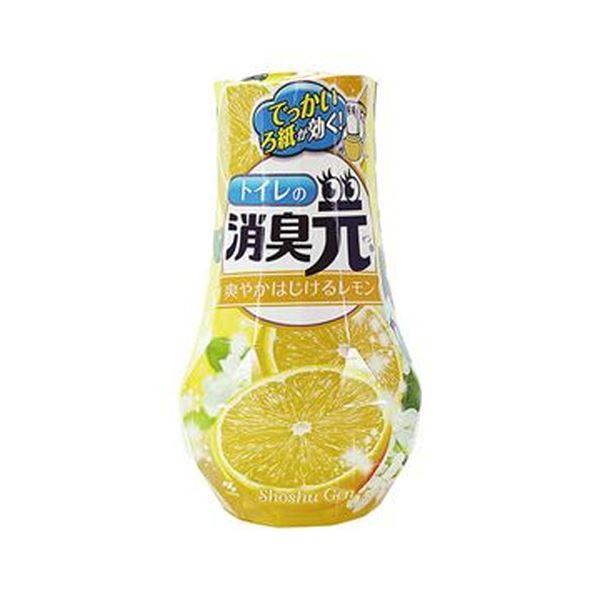 （まとめ）小林製薬 トイレの消臭元爽やかはじけるレモン 400ml 1セット（3個）〔×10セット〕 代引不可