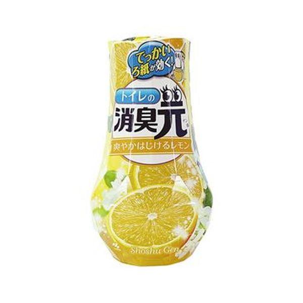 （まとめ）小林製薬 トイレの消臭元爽やかはじけるレモン 400ml 1セット（5個）〔×10セット〕 代引不可