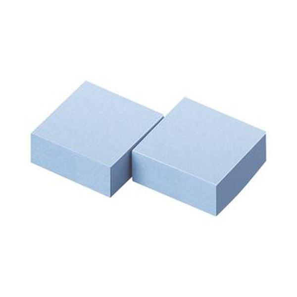 （まとめ）コクヨ タックメモクイックインデックス（仮止めタイプ）大 25×25mm 青 メ-1093-B 1セット（20冊：2冊×10パック）〔×10セット〕 代引不可の画像