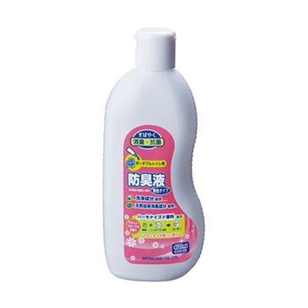 （まとめ）アロン化成 ポータブルトイレ用防臭液無色タイプ 400ml 533-207 1本〔×10セット〕 代引不可