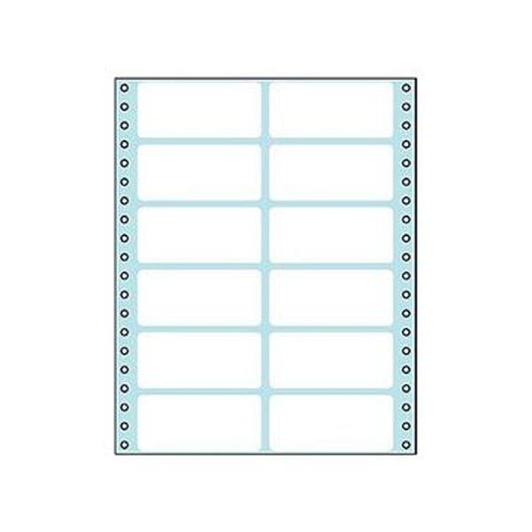 （まとめ）コクヨ 連続伝票用紙（タックフォーム）横8×縦10インチ（203.2×254.0mm）12片 ECL-215 1パック（50シート）〔×5セット〕 代引不可