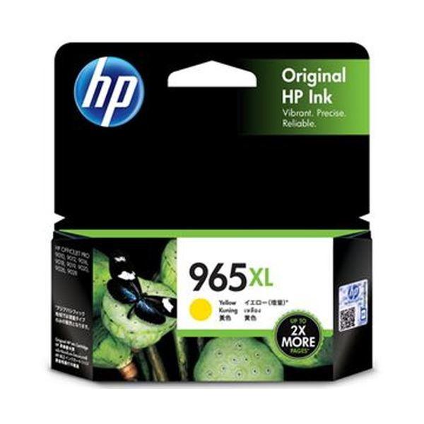 （まとめ）HP HP965XL インクカートリッジ イエロー 3JA83AA 1個〔×5セット〕 代引不可