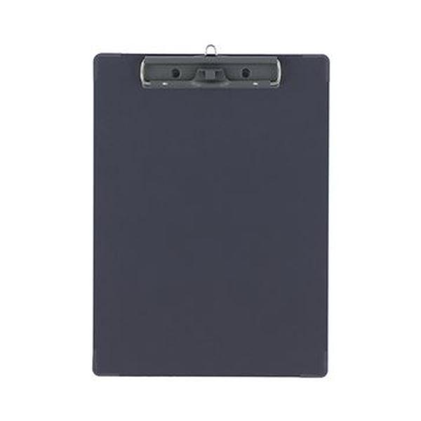 （まとめ）コクヨ 用箋挟B（クロス貼り）カラーA4タテ ダークグレー ヨハ-C28DM 1セット（10枚）〔×3セット〕 代引不可