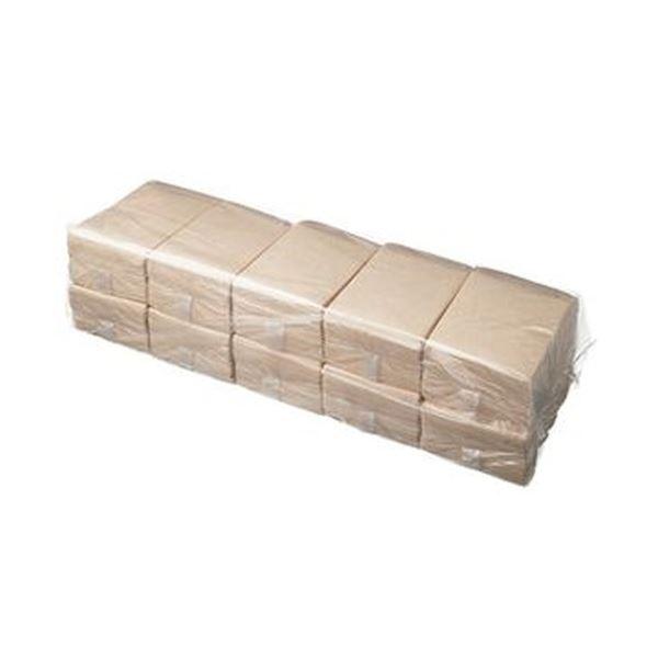 （まとめ）TANOSEE ペーパーナプキン6つ折未晒 1セット（10000枚：1000枚×10パック）〔×3セット〕 代引不可の画像