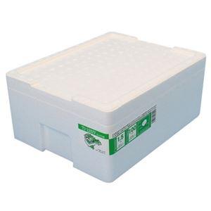 （まとめ）石山 発泡容器 なんでも箱 12.7Lホワイト TI-125IV 1個〔×20セット〕 代引不可