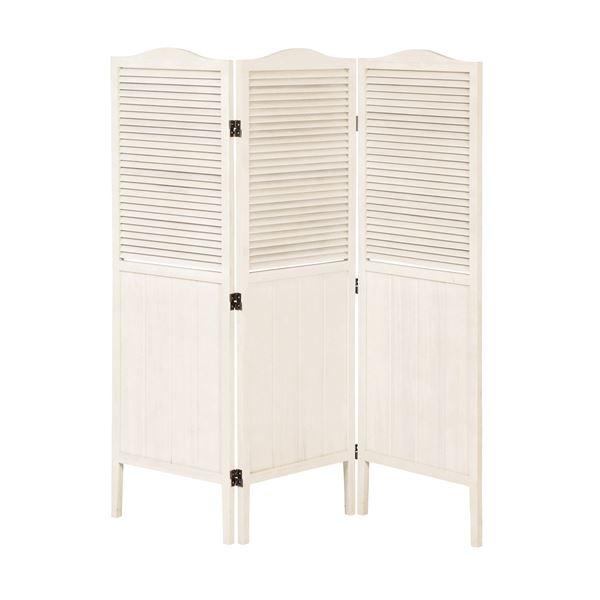 モダン パーテーション/衝立 〔幅435×奥行20×高さ1350mm×3枚〕 木製 
