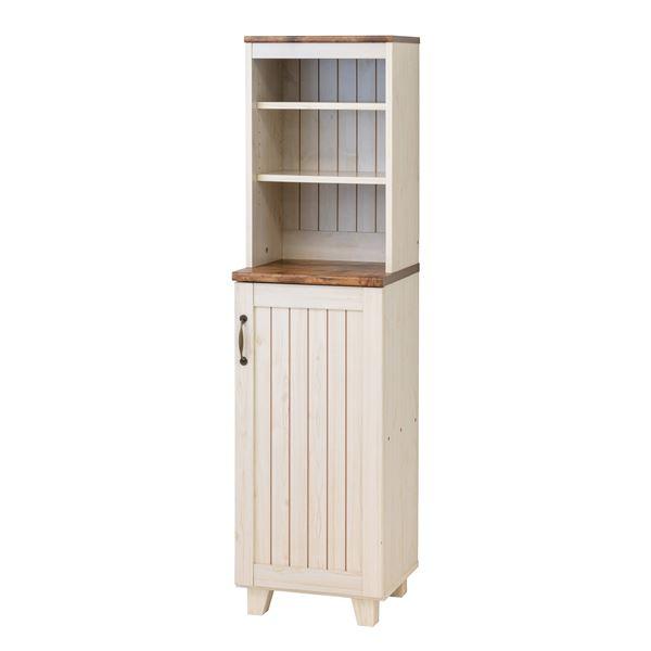 カントリー ハイキャビネット W40×D40×H151cm 〔組立品〕 代引不可