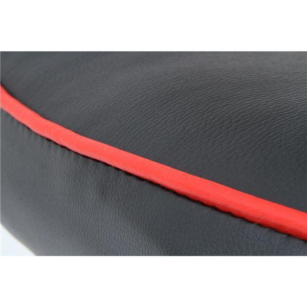レーシングチェア キッズ用 レッド 幅50×奥行50×高さ82.5〜90cm 組立品 代引不可_4