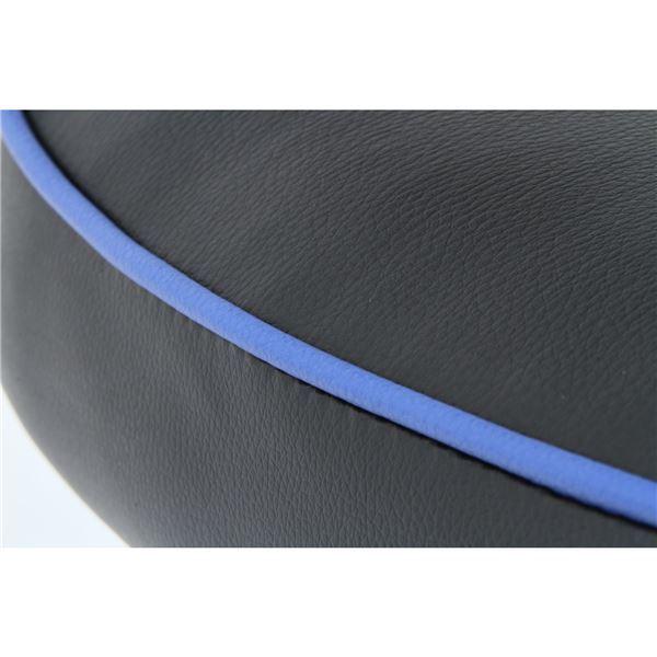 レーシングチェア キッズ用 ブルー 幅50×奥行50×高さ82.5〜90cm 組立品 代引不可_4