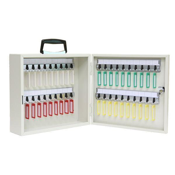 キーボックス携帯式 Ci-40D アイボリー 高さ30×間口33×奥行11cm 〔0428-00046〕 代引不可