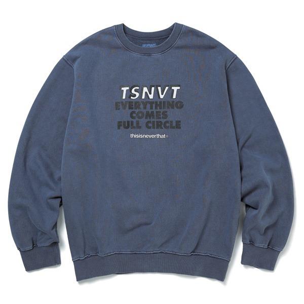 在庫あり 即納 Thisisneverthat ディスイズネバーザット Tsnvtクルーネックトレーナーtnfsw012 ダークバイオレット Xl 即納特典付き Www Skylanceronline Com