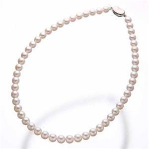 花珠本真珠（あこや真珠） 7.5-8mm パールネックレス+パールピアス 2点