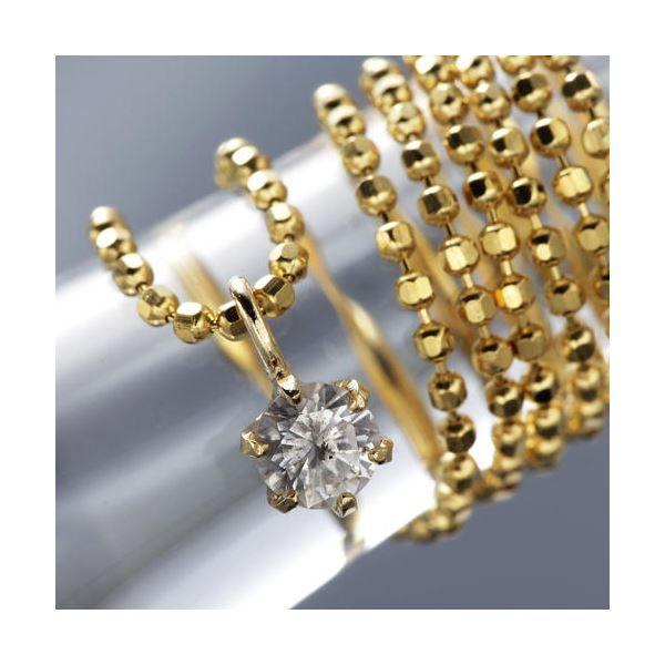 0.1ct K18台ダイヤモンドペンダント/ネックレス 代引不可