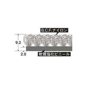 テラモト トレビアンHC 600×900mm 灰 MR-028-040-5 1枚 代引不可の画像
