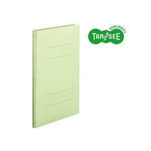 （まとめ）TANOSEE 背幅伸縮フラットファイル バインダー 2穴 A4タテ 1000枚収容 緑 30冊 代引不可