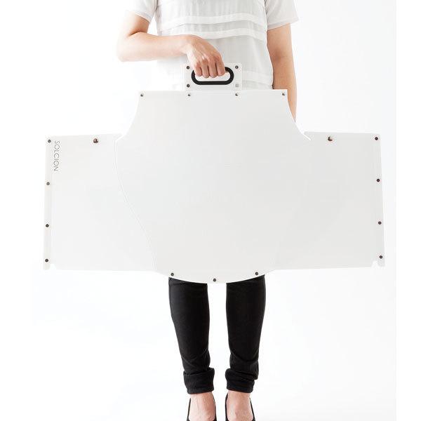 イケックス工業 PATATTO テーブル ペールホワイト×ペールホワイト PTA002 SOLCION(ソルシオン)(代引不可)【送料無料】 イケックス工業 PATATTO テーブル ペールホワイト×ペールホワイト