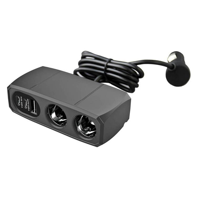 カシムラ 12/24V兼用 車載用電源増設ソケット セパレートタイプ USB-A