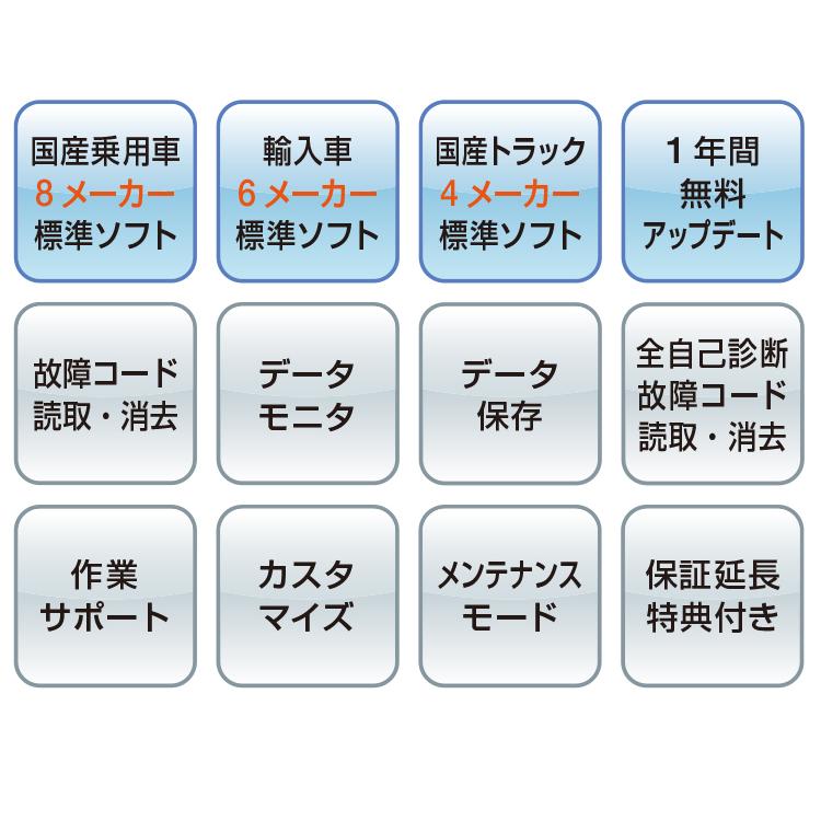 日立 ダイアグノスティックツール 故障診断機 HDM-350 HITACHI 診断器 スキャンツール コードリーダー 点検 整備 メンテナンス｜recommendo｜03