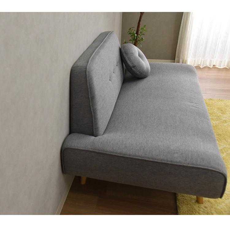 ソファ エッセン 幅165cm 2人掛け 北欧 カフェ風ソファー 布 二人掛け