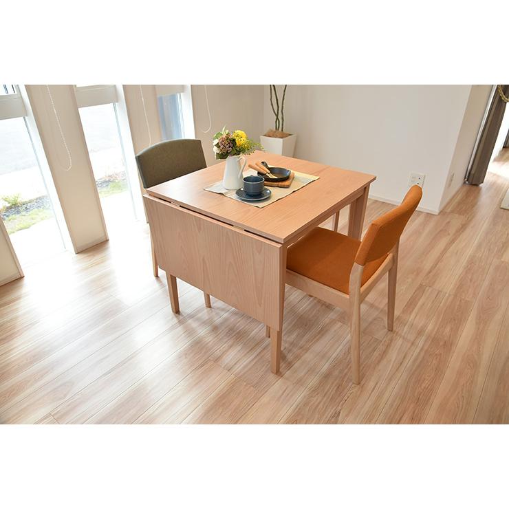 ビーチ材】正方形 ダイニングテーブル 4人掛け ナチュラル ダイニング