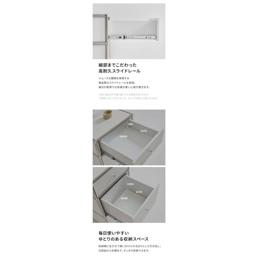 ステンレス モジュールキャビネット 60cm 3段 完成品 オールステンレス