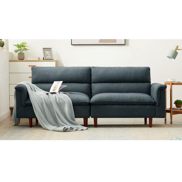【新品 送料無料】 リクライニングソファベッド　全３色　ソファベッド　ローソファ htfe-01069-01.jpg