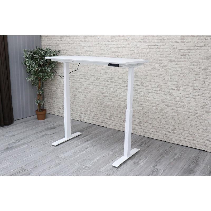 電動昇降デスク 120×60cm メモリ機能付き オフィスデスク