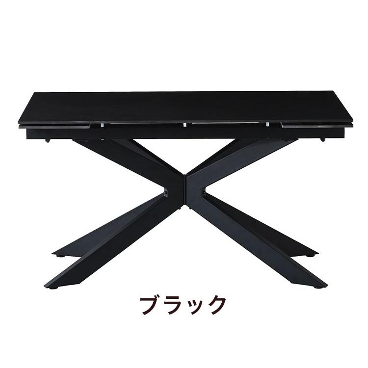 伸長式 ダイニングテーブル セラミック エクステンション 幅160~220×奥行90×高さ72cm 4人掛け 北欧 おしゃれ 単品 ダイニングテーブル 食卓 グレー 代引不可_11