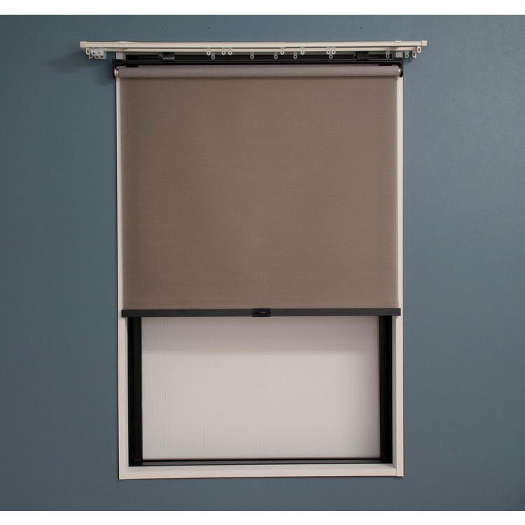 TOSO トーソー スチールラック用ロールスクリーン 120×180cm カーテンレール用ブラケット付き コードレスタイプ 目隠し 収納目隠し 目隠しカーテン 代引不可_2