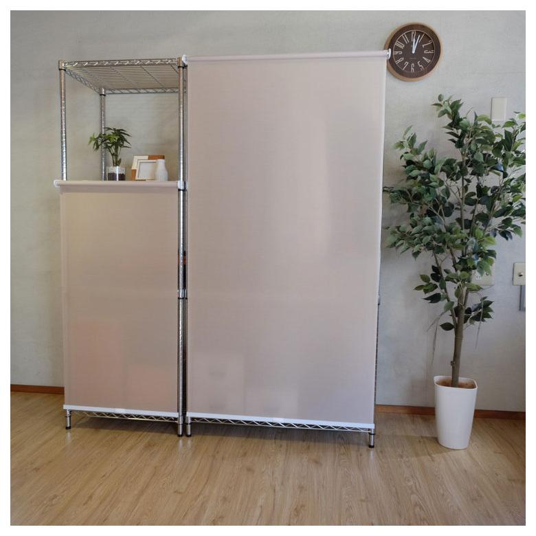 TOSO トーソー スチールラック用ロールスクリーン 90×180cm カーテン